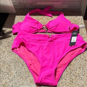 Fashion nova Vibrant Pink Bikini Set